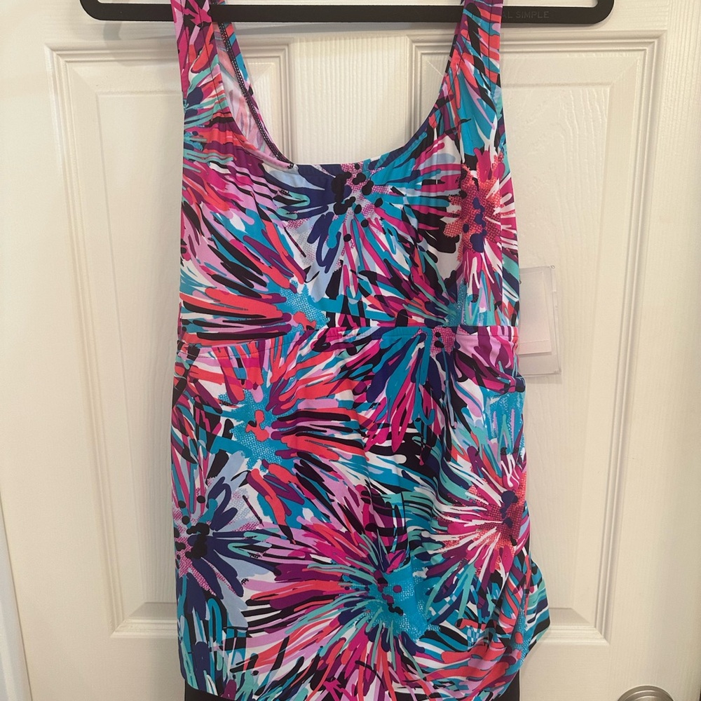 Swim Dress | Maxine of Hollywood |Colorful Abstract | 20W